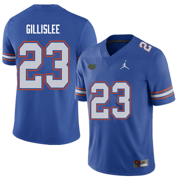 Jordan Brand Men #23 Mike Gillislee Florida Gators College Football Jerseys Sale-Royal